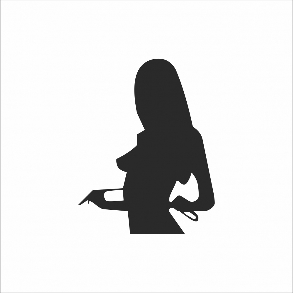 STICKER SEXY WOMAN BRA [1]