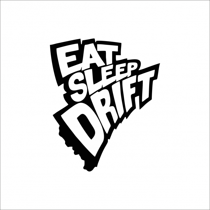 STICKER EAT SLEEP DRIFT [1]