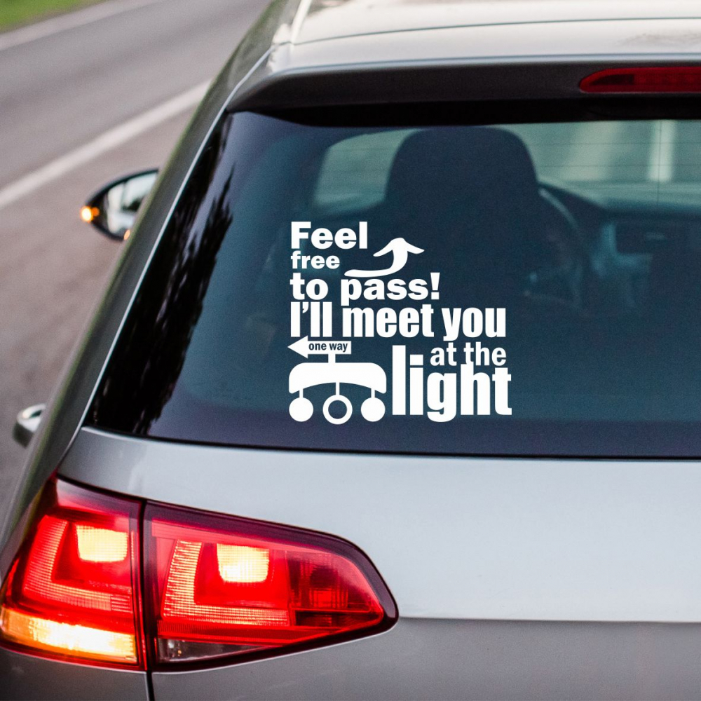 STICKER FEEL FREE TO PASS [1]