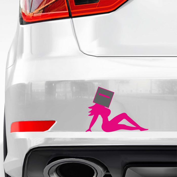 STICKER WOMAN SILHOUETTE JDM [1]