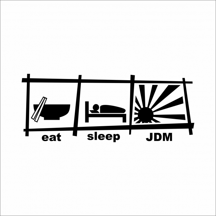 STICKER EAT SLEEP JDM V2 [1]