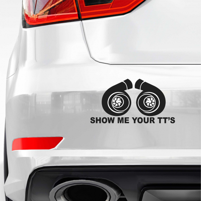STICKER SHOW ME YOUR TT'S JDM [1]
