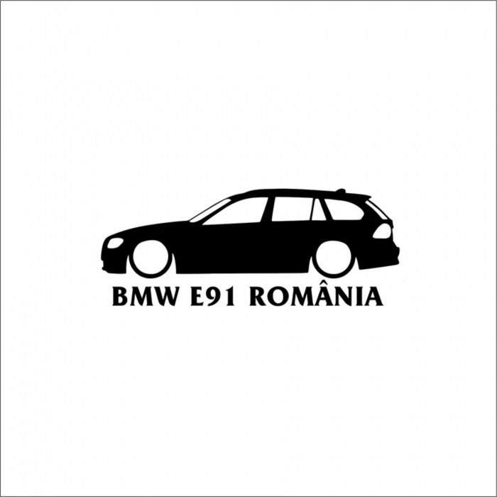 STICKER BMW E91 ROMANIA [1]