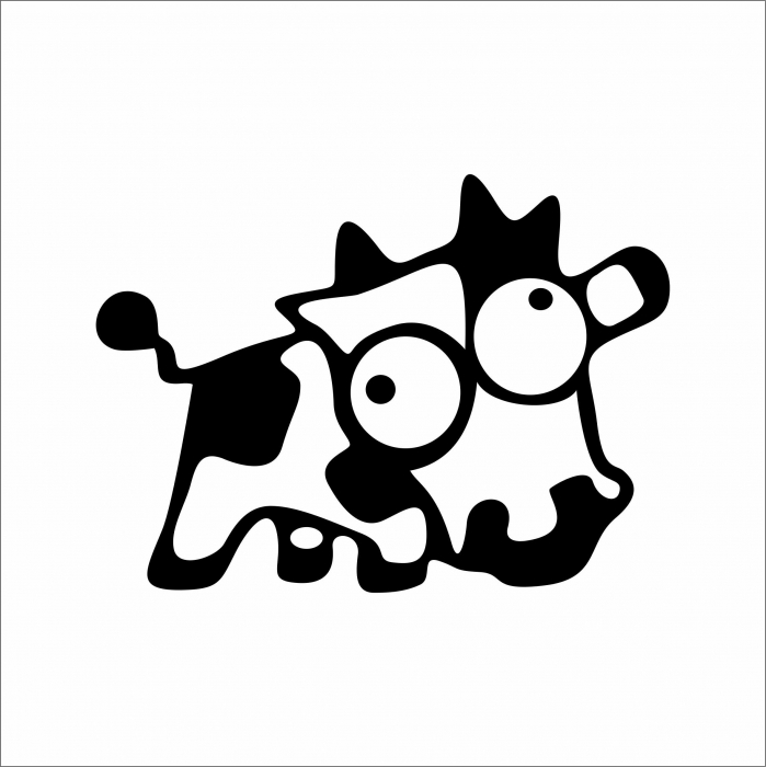 STICKER JDM COW [1]