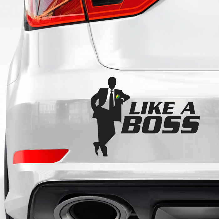 STICKER LIKE A BOSS JDM [1]