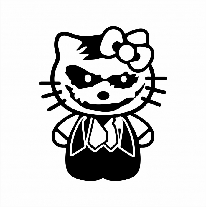 STICKER ZOMBIE KITTY [1]