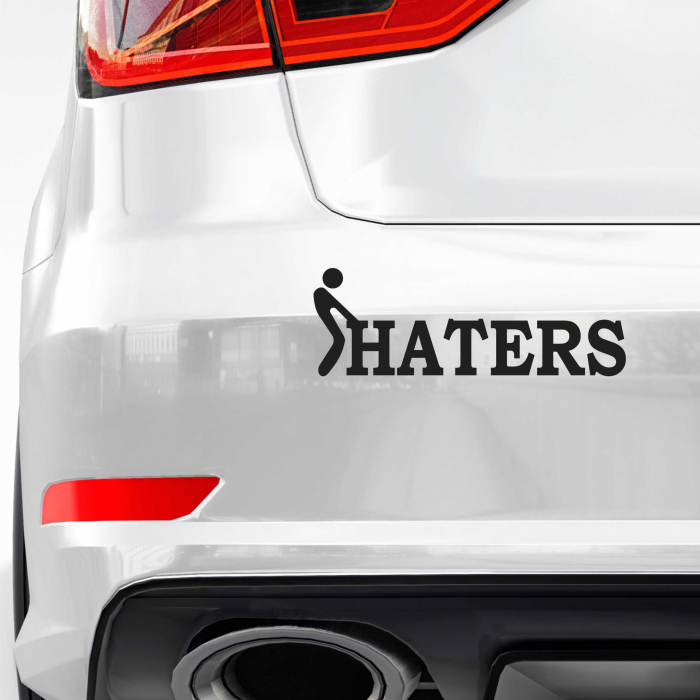 STICKER F HATERS [1]