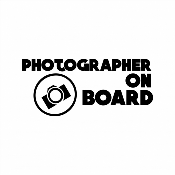 STICKER PHOTOGRAPHER ON BOARD [1]