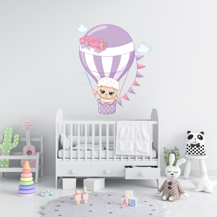 STICKER PERETE OITA IN BALON [1]