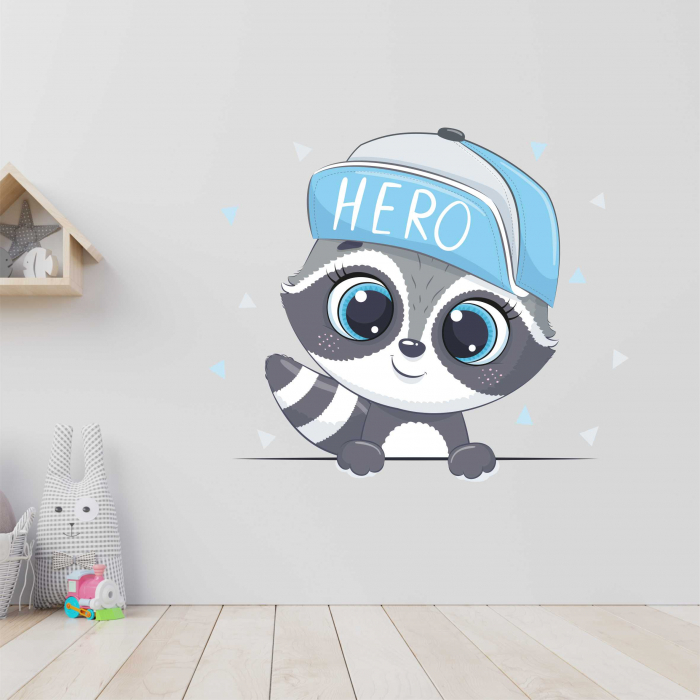 STICKER PERETE RATON HERO [1]