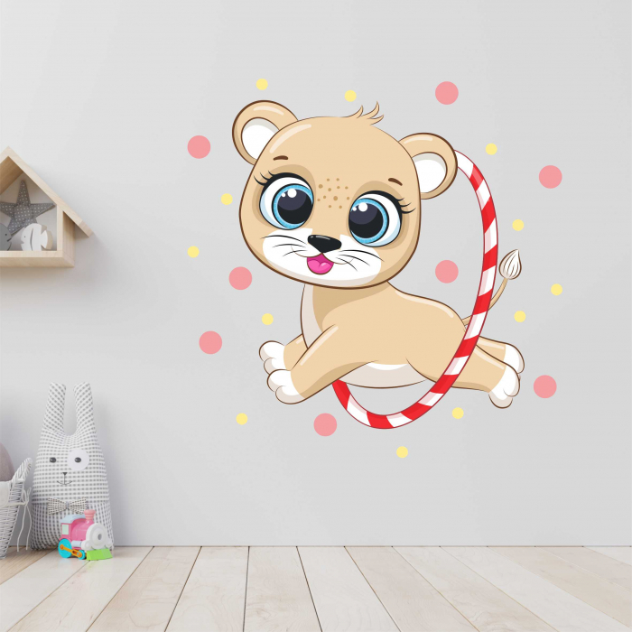 STICKER PERETE LEU LA CIRC [1]