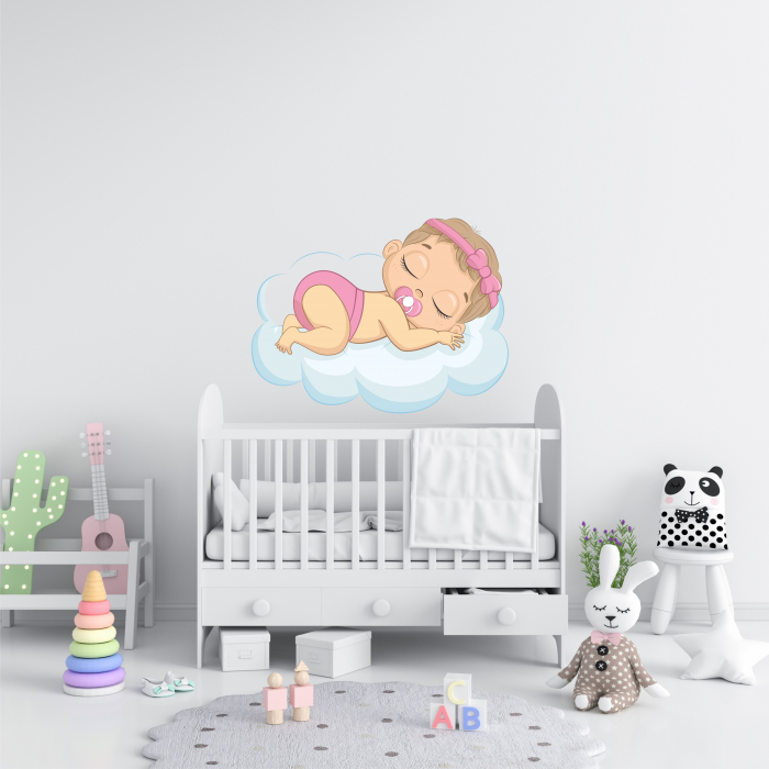 STICKER PERETE BEBE PE NORISOR [1]
