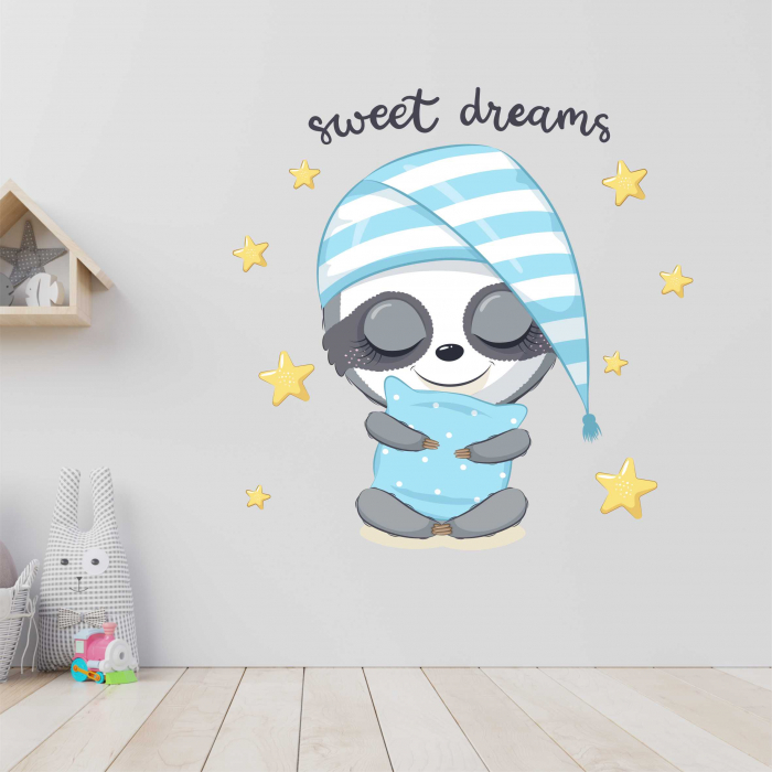 STICKER PERETE LENES CU PERNA [1]