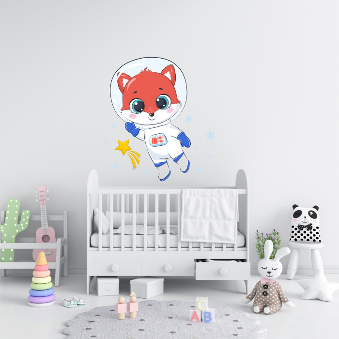 STICKER PERETE VULPITA ASTRONAUT [1]