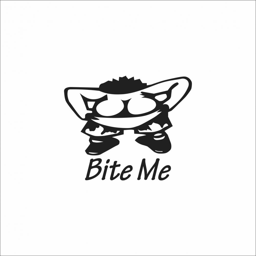STICKER BITE ME [1]