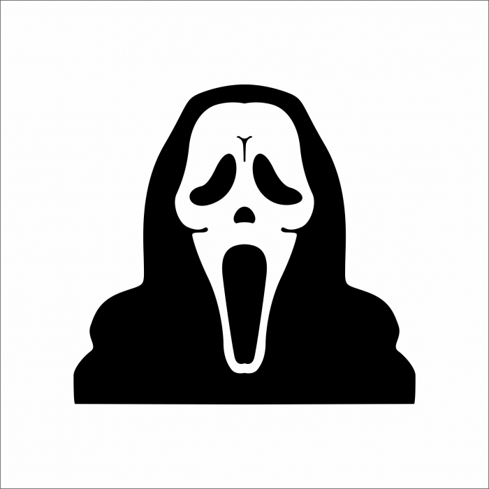 STICKER SCARY MOVIE GHOST [1]