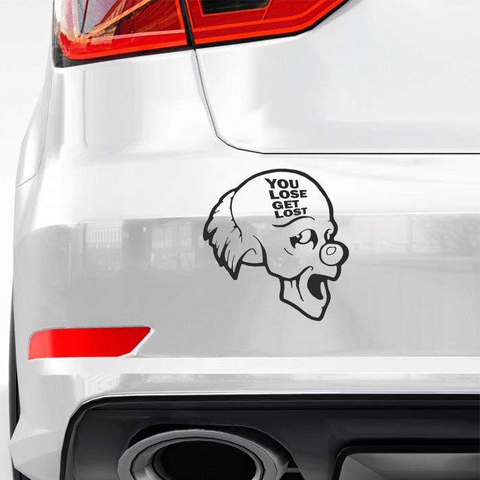 STICKER CLOWN YOU LOSE [1]