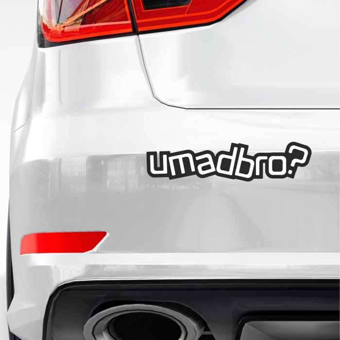 STICKER U MAD BRO [1]