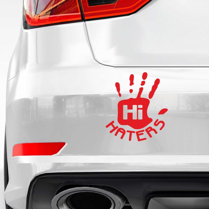 STICKER HI HATERS JDM [1]