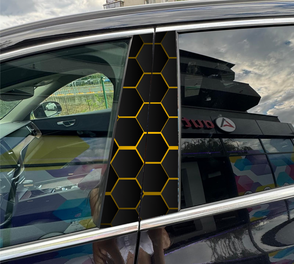 STICKER STALPI AUTO-HEXAGON CLASIC PERSONALIZABIL [5]