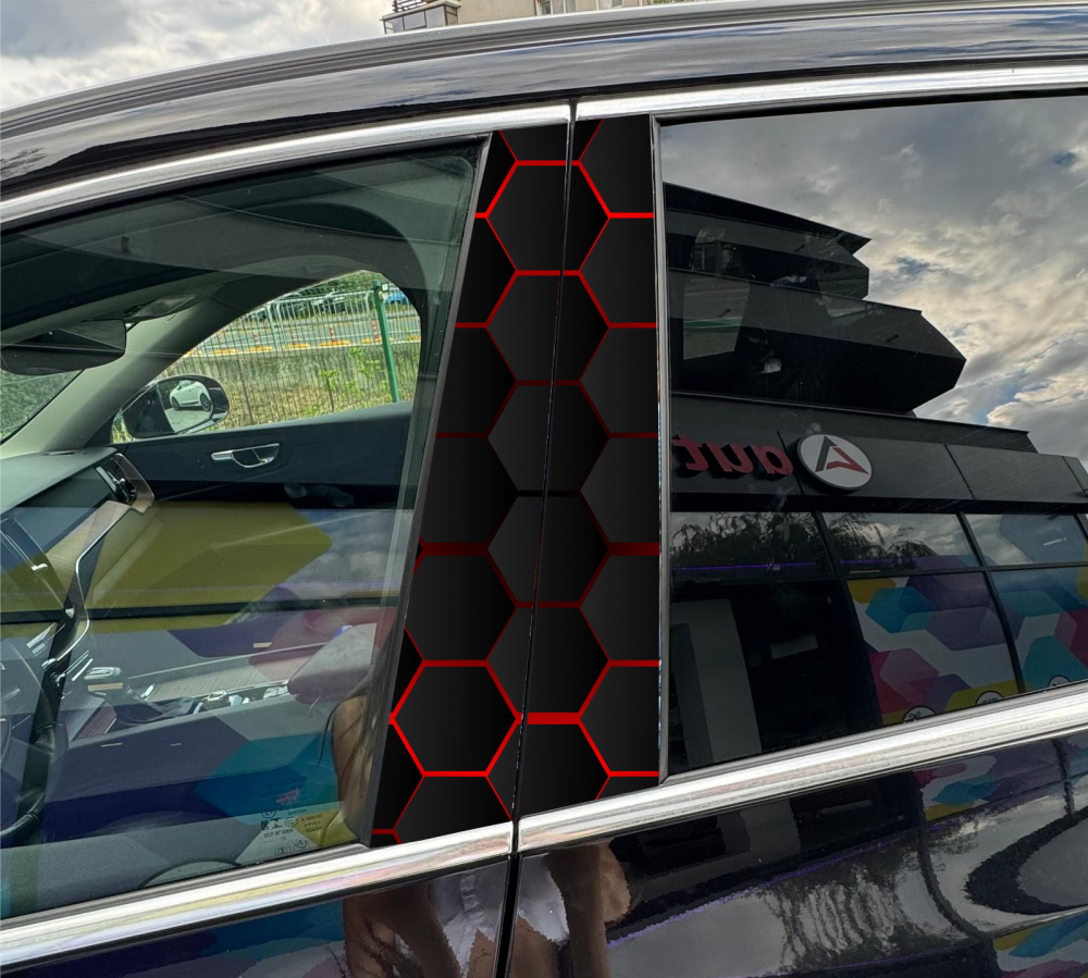 STICKER STALPI AUTO-HEXAGON CLASIC PERSONALIZABIL [4]