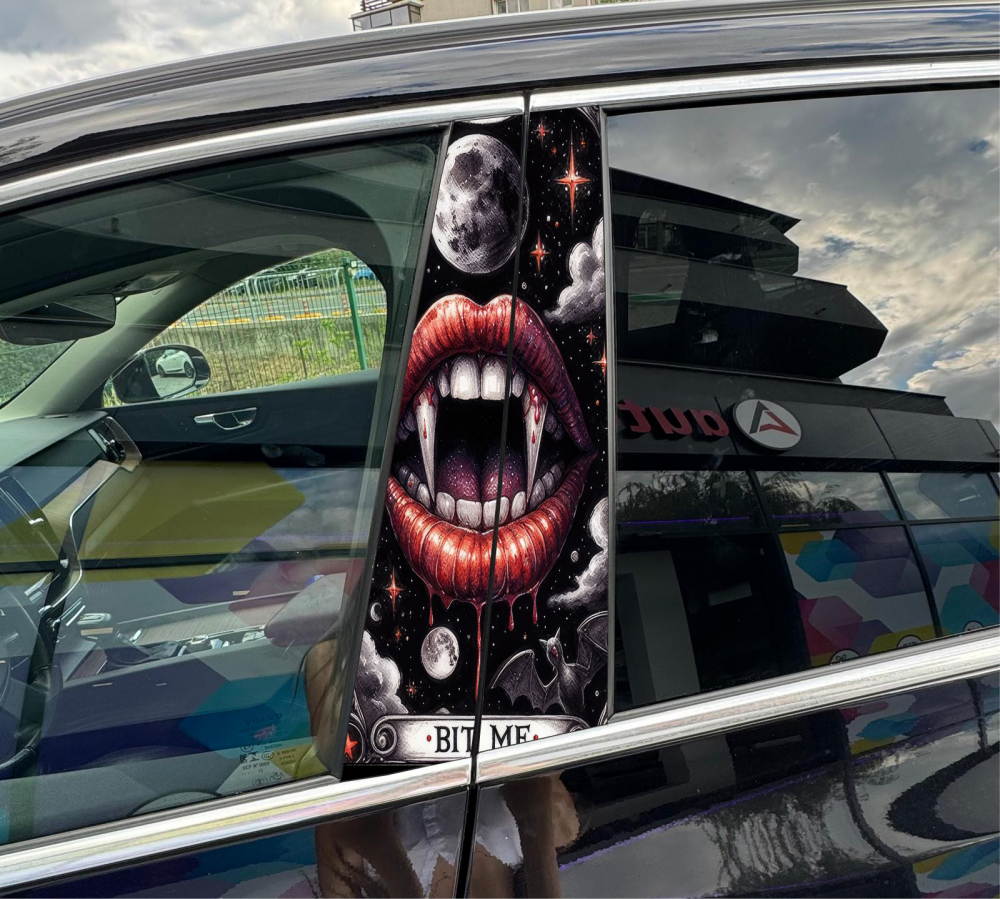 STICKER STALPI AUTO - KISS [1]