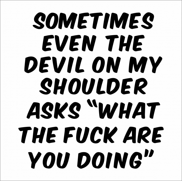 STICKER THE DEVIL  ASKS [1]
