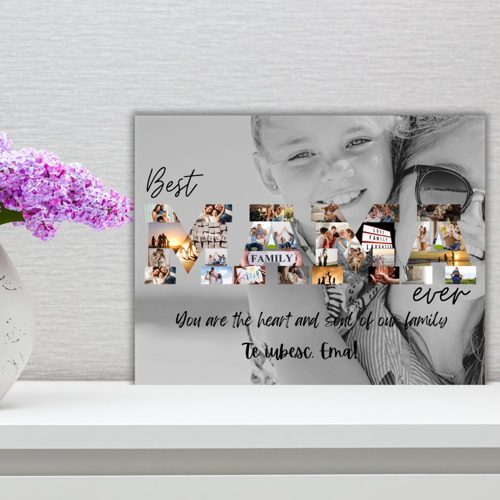 TABLOU CANVAS COLAJ FOTO - MAMA [1]