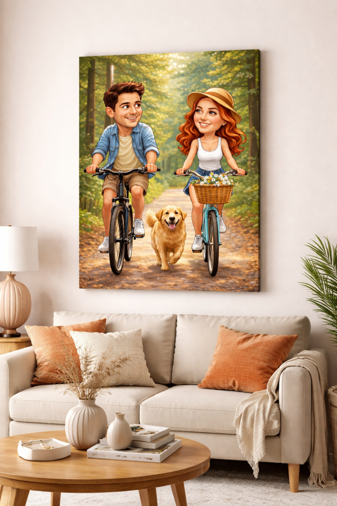 TABLOU CANVAS PERSONALIZAT TIP CARICATURA [2]