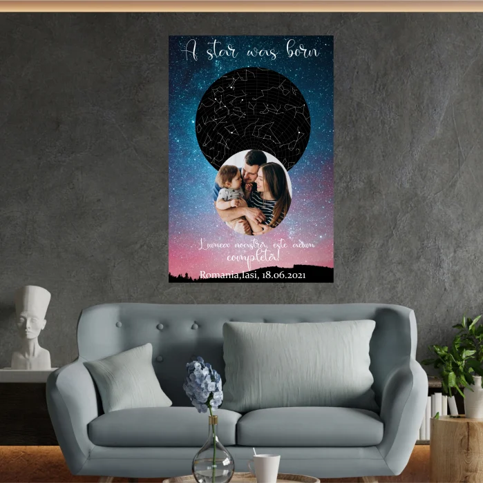 TABLOU CANVAS HARTA STELELOR NR. 02 [2]