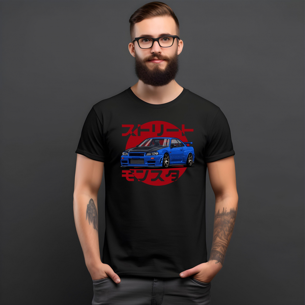 TRICOU JAPAN BLUE CAR [1]