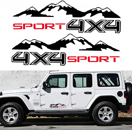 4X4/OFF ROAD STICKER - 4X4 SPORT STICKER