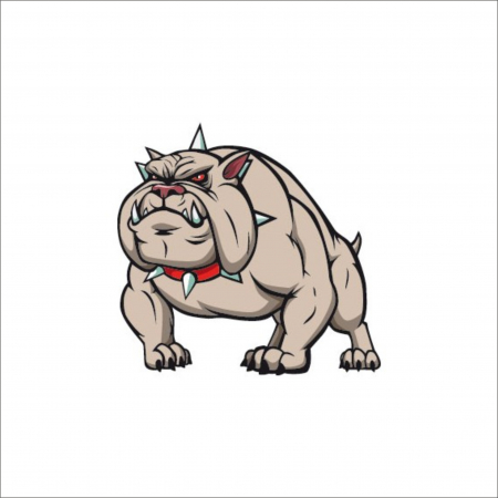 STICKERE PRINTATE - ANGRY DOG PRINT 3