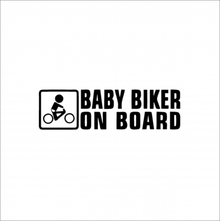 BABY ON BOARD - BABY BIKER ON BOARD 2