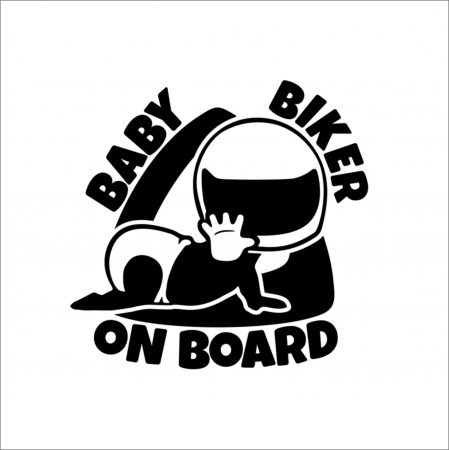 BABY ON BOARD - BABY BIKER ON BOARD