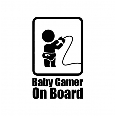 BABY ON BOARD - BABY GAMER ON BOARD