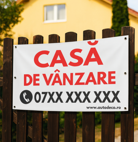BANNERE PERSONALIZATE - BANNER - CASA DE VANZARE