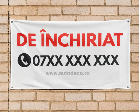 BANNERE PERSONALIZATE - BANNER  DE INCHIRIAT