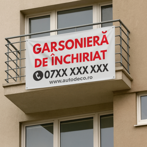 BANNERE PERSONALIZATE - BANNER - GARSONIERA DE INCHIRIAT