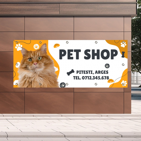PRODUSE PERSONALIZATE FIRME - BANNER - PET SHOP