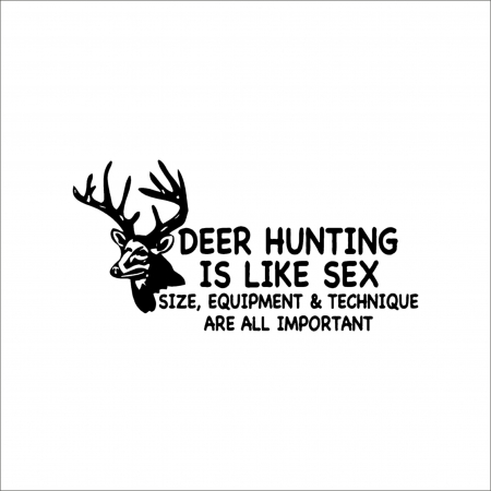 VANATOARE - PESCUIT - DEER HUNTING STICKER