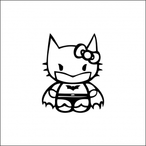 DIVERSE - HELLO KITTY BATMAN