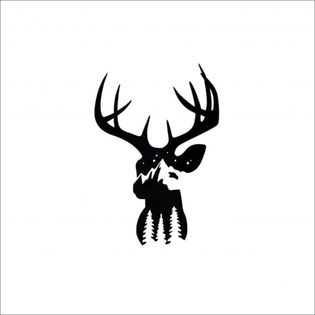 VANATOARE - PESCUIT - CERB 4 STICKER