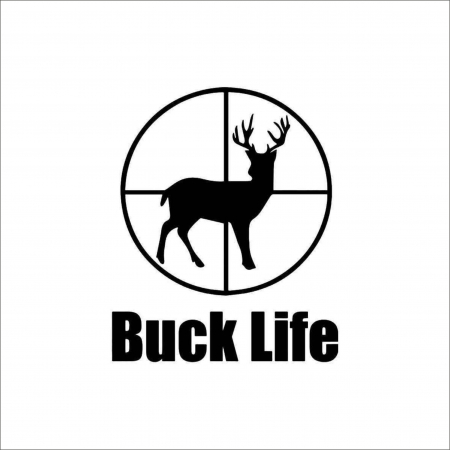 VANATOARE - PESCUIT - BUCK LIFE STICKER