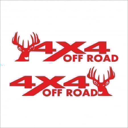VANATOARE - PESCUIT - 4X4 OFF ROAD CERB - STICKER