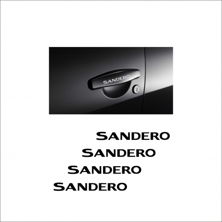 DACIA - DACIA SANDERO SET 4 STICKERE PENTRU MANERE