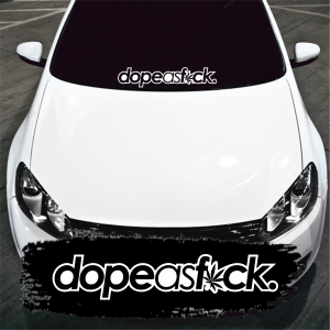 STICKERE PARBRIZ - DOPE AS