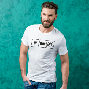 TRICOURI VOLKSWAGEN - TRICOU EAT SLEEP VW