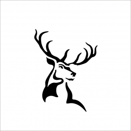 VANATOARE - PESCUIT - CERB STICKER