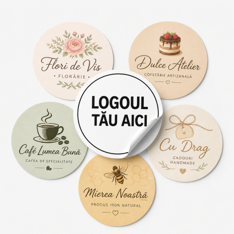 STICKERE PERSONALIZATE - ETICHETE ADEZIVE PERSONALIZATE